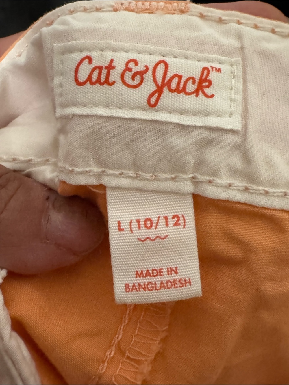 NWT Boy’s Cat & Jack coral Flat Front Shorts Size L (10/12) - Picture 11 of 15